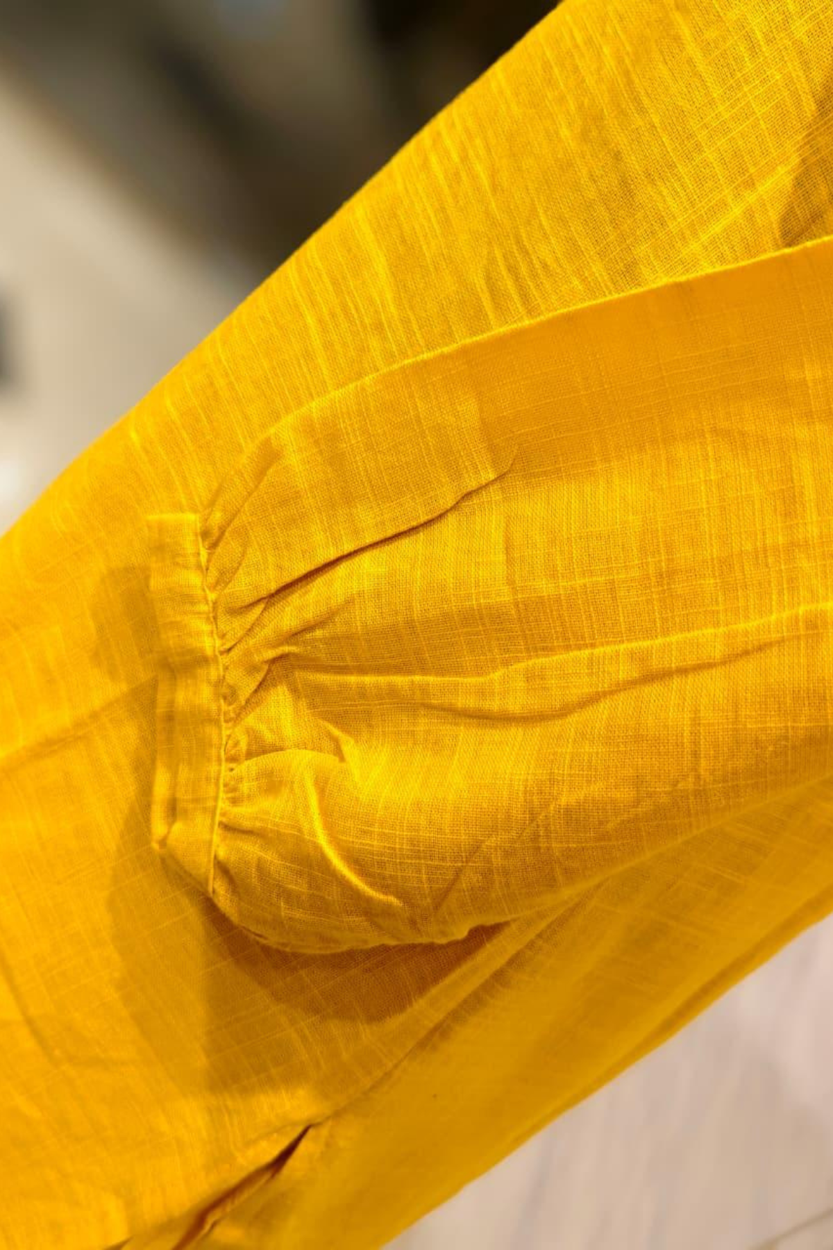 Yellow Cotton Palazzo Set