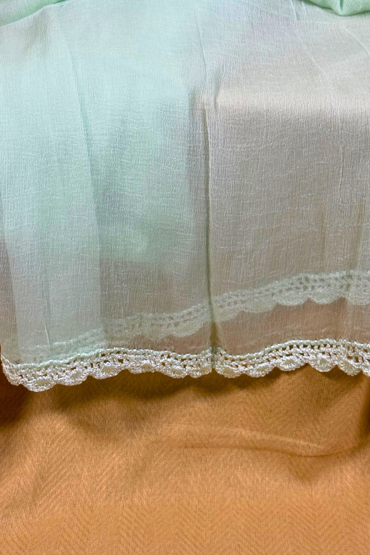 Chikankari Contrast Embroidered Suit Set