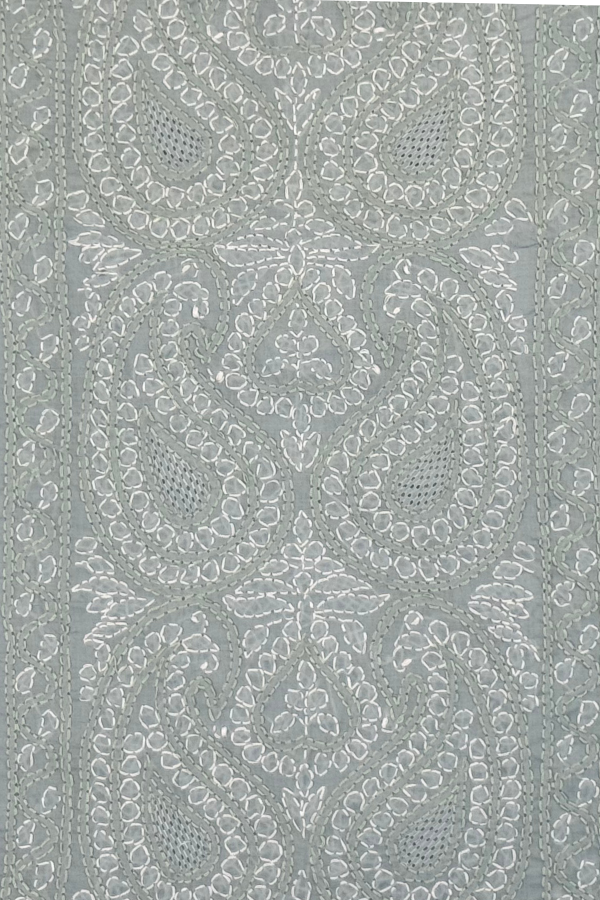 Cotton Chikankari Embroidered Suit Set