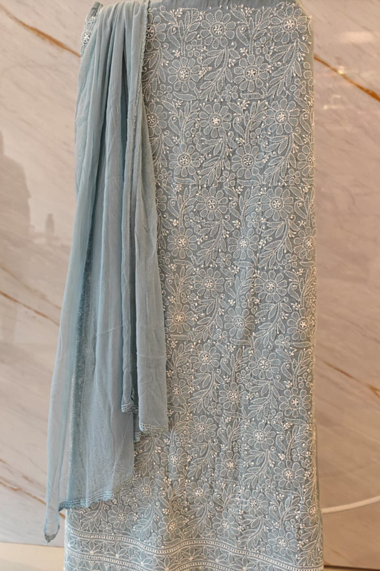 Handcrafted Chikankari Cotton Suit