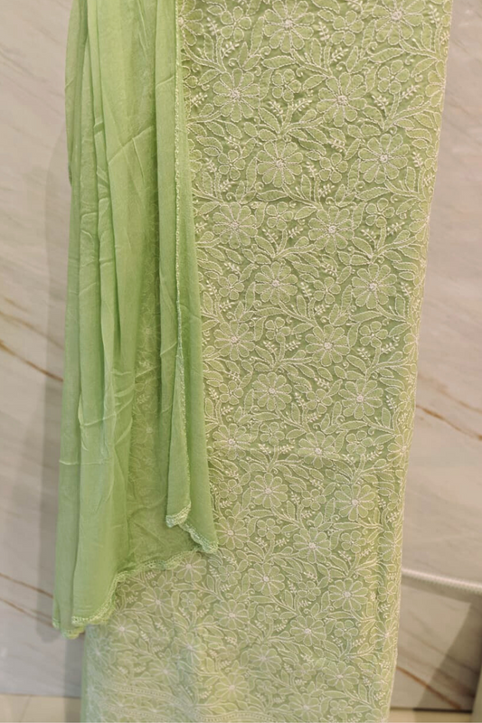 Handcrafted Chikankari Cotton Suit