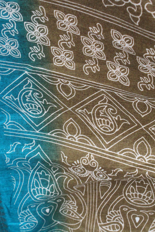 Mehendi Worli Art Modal Saree