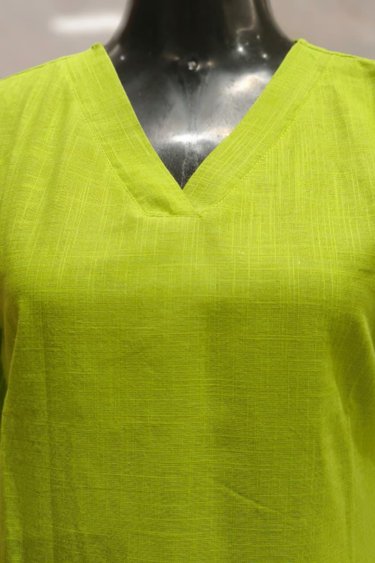 Green Cotton Palazzo Set