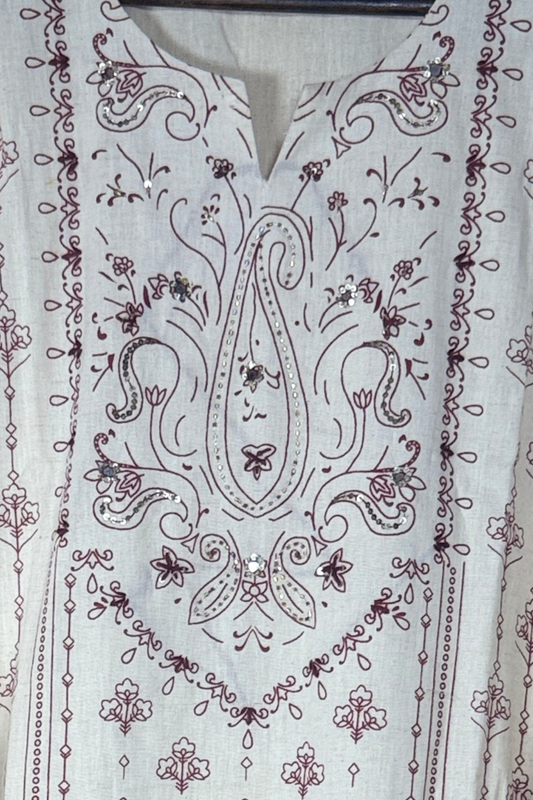 Minimal floral Cotton Palazzo Set