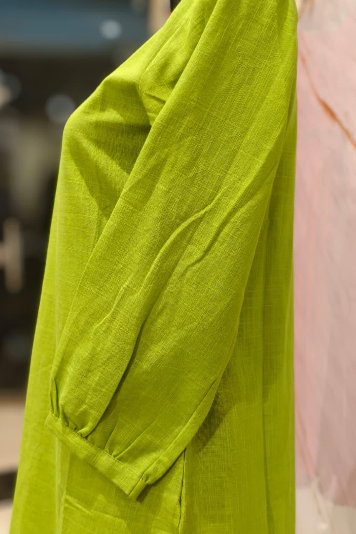 Green Cotton Palazzo Set