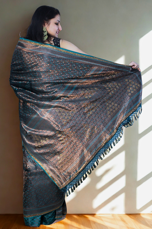 Mosaic Banarasi Silk Saree