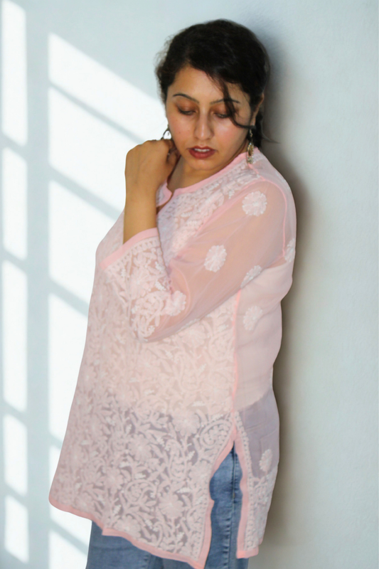 Summer Georgette Short Kurti