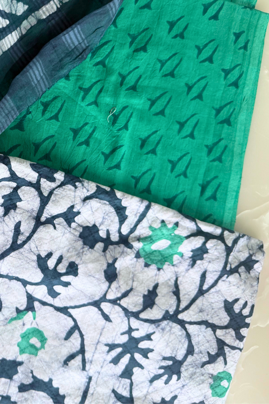 Botanical Print Cotton Suit Set