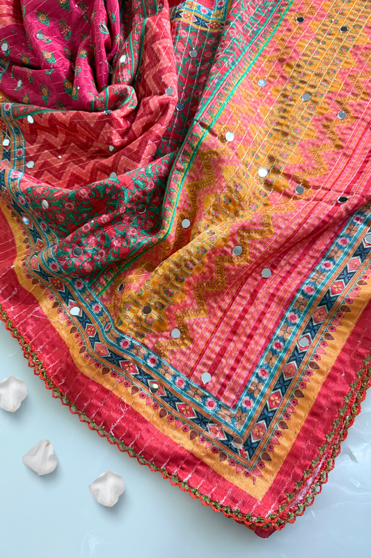 Chikankari Stone Cotton Suit Set