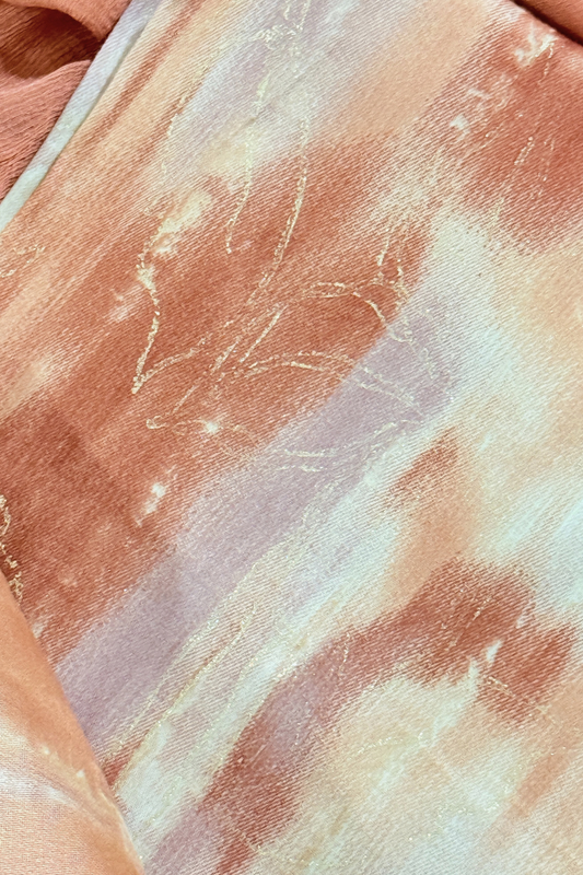 Printed Mul with Gota Work Suit Set