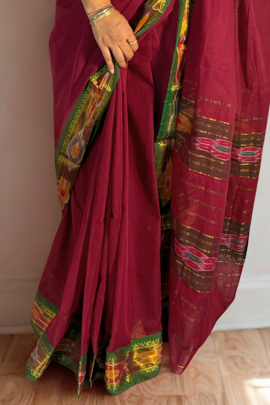 Cotton Patola Border Saree