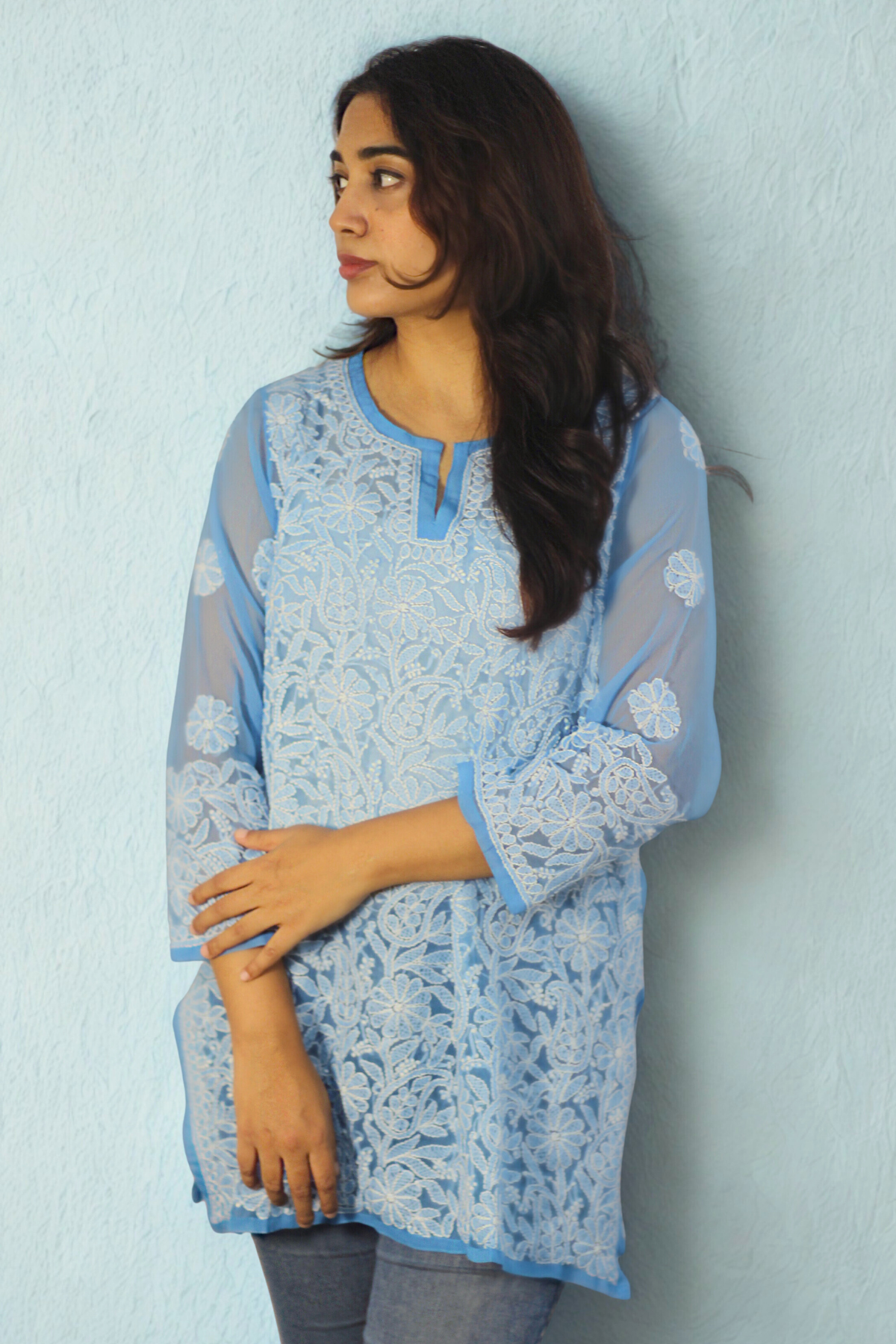 Summer Georgette Short Kurti