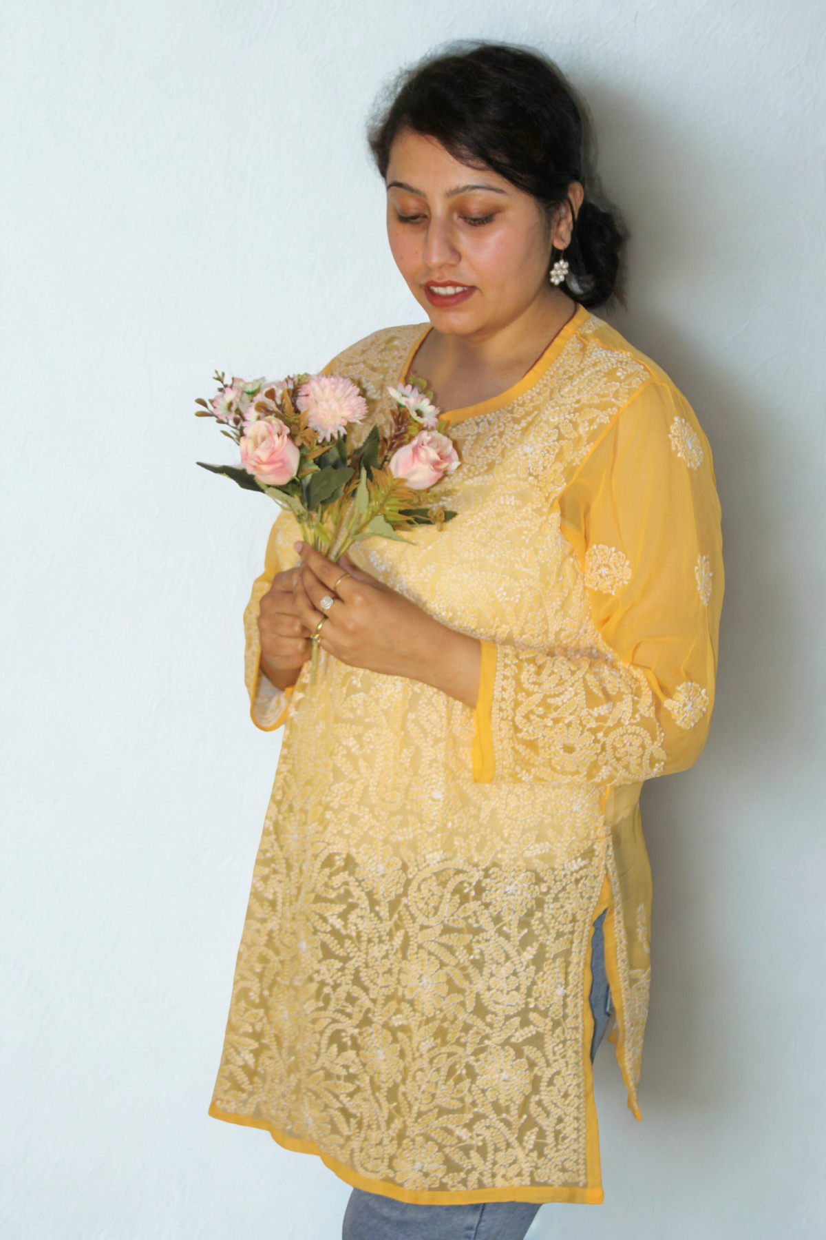 Summer Georgette Short Kurti