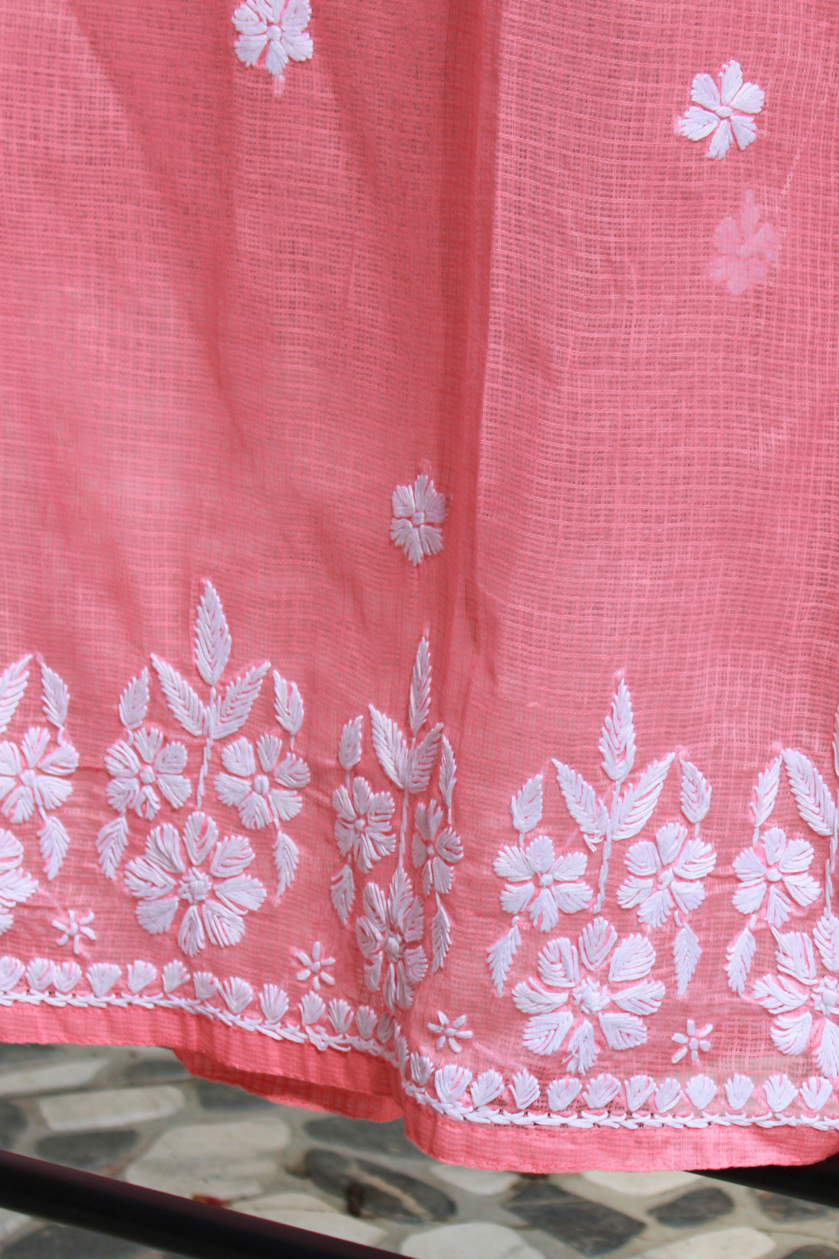 Pastel Kota-Check Long Kurti