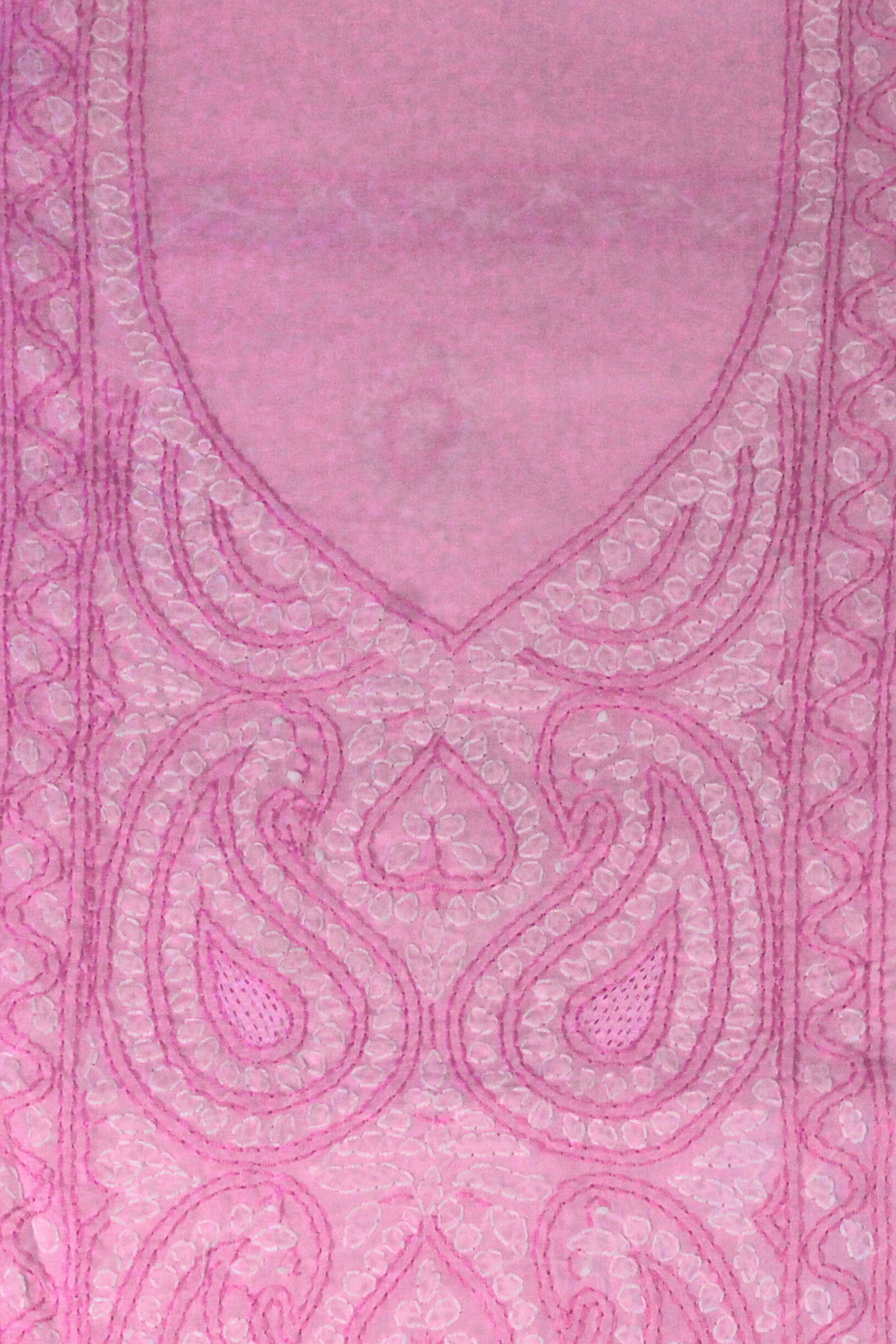 Cotton Chikankari Embroidered Suit Set