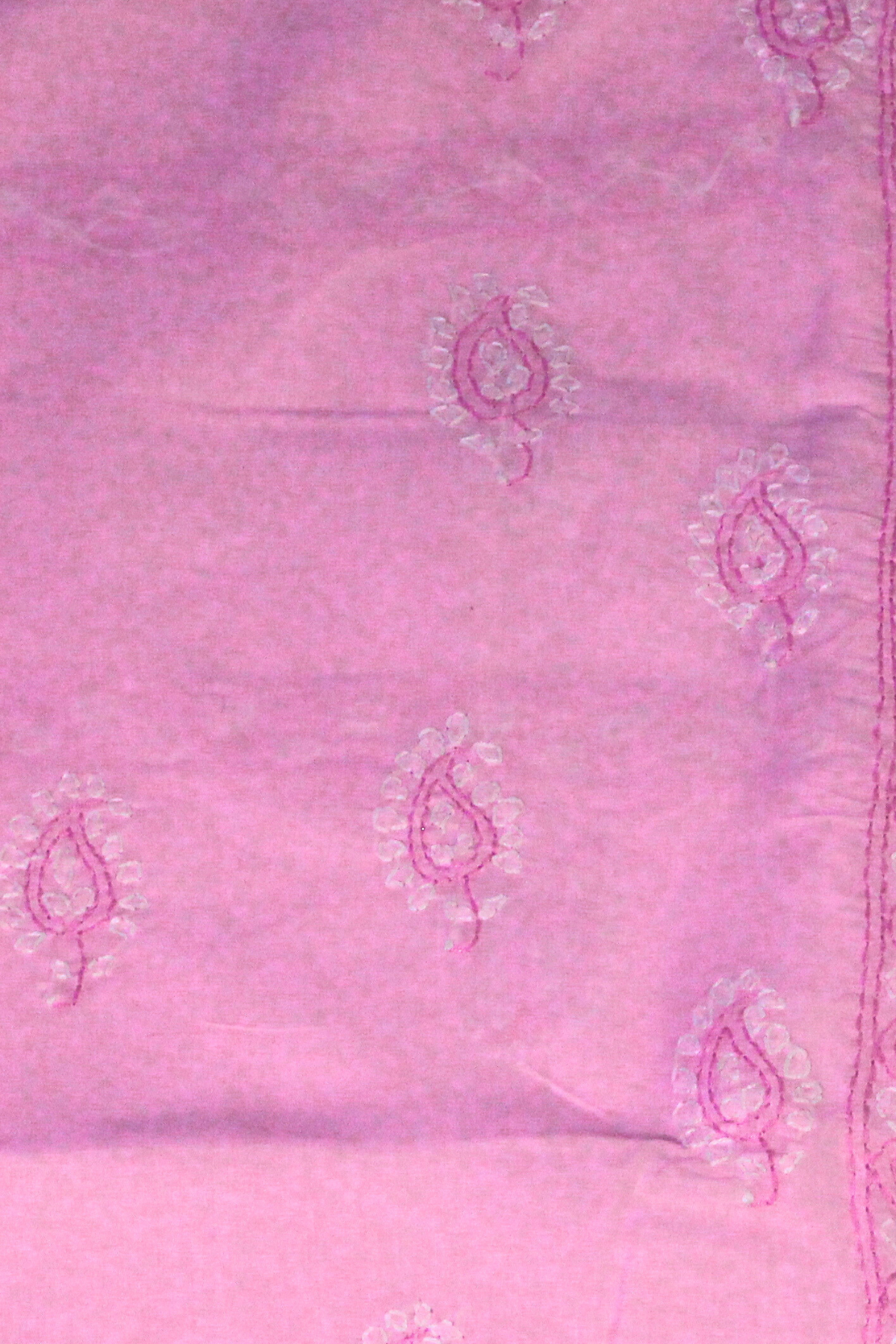 Cotton Chikankari Embroidered Suit Set