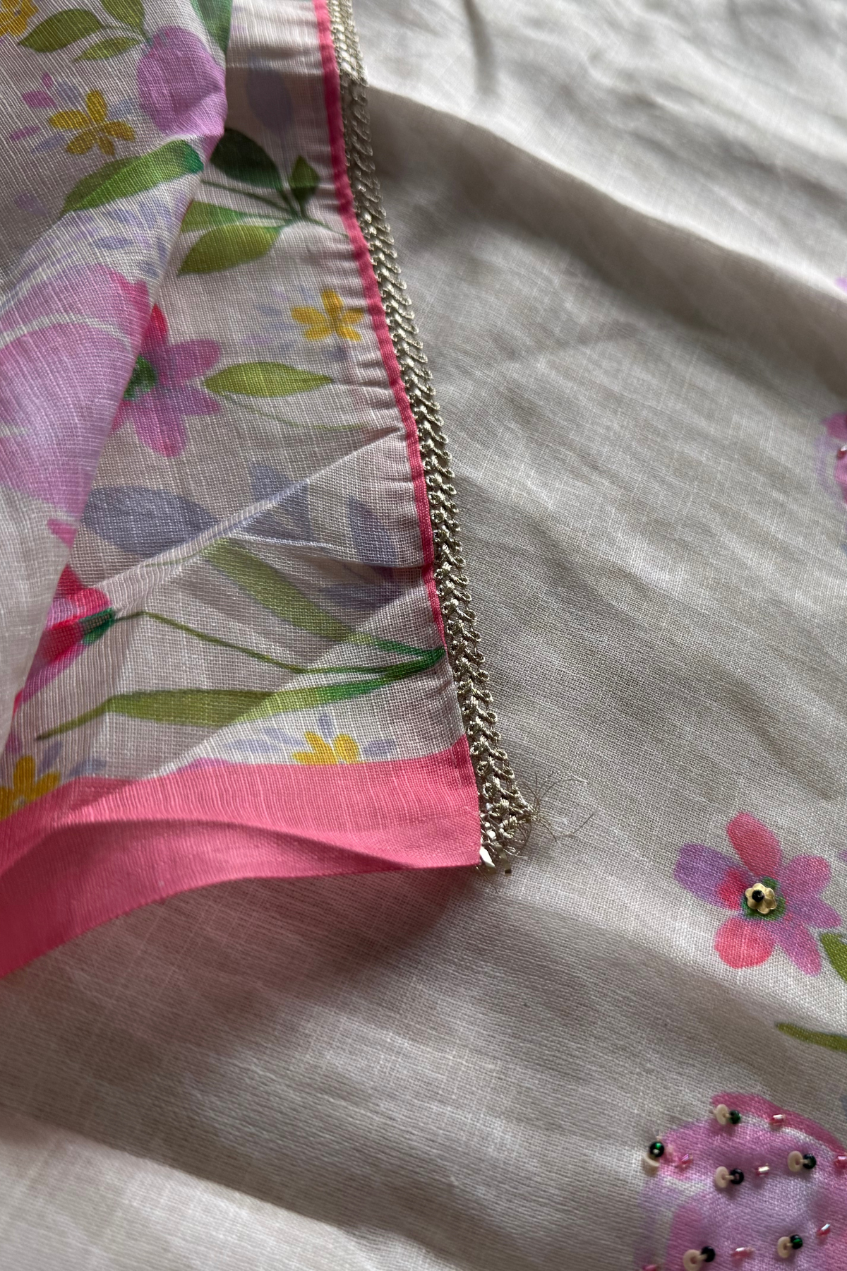 Linen Bloom Garden Suit Set
