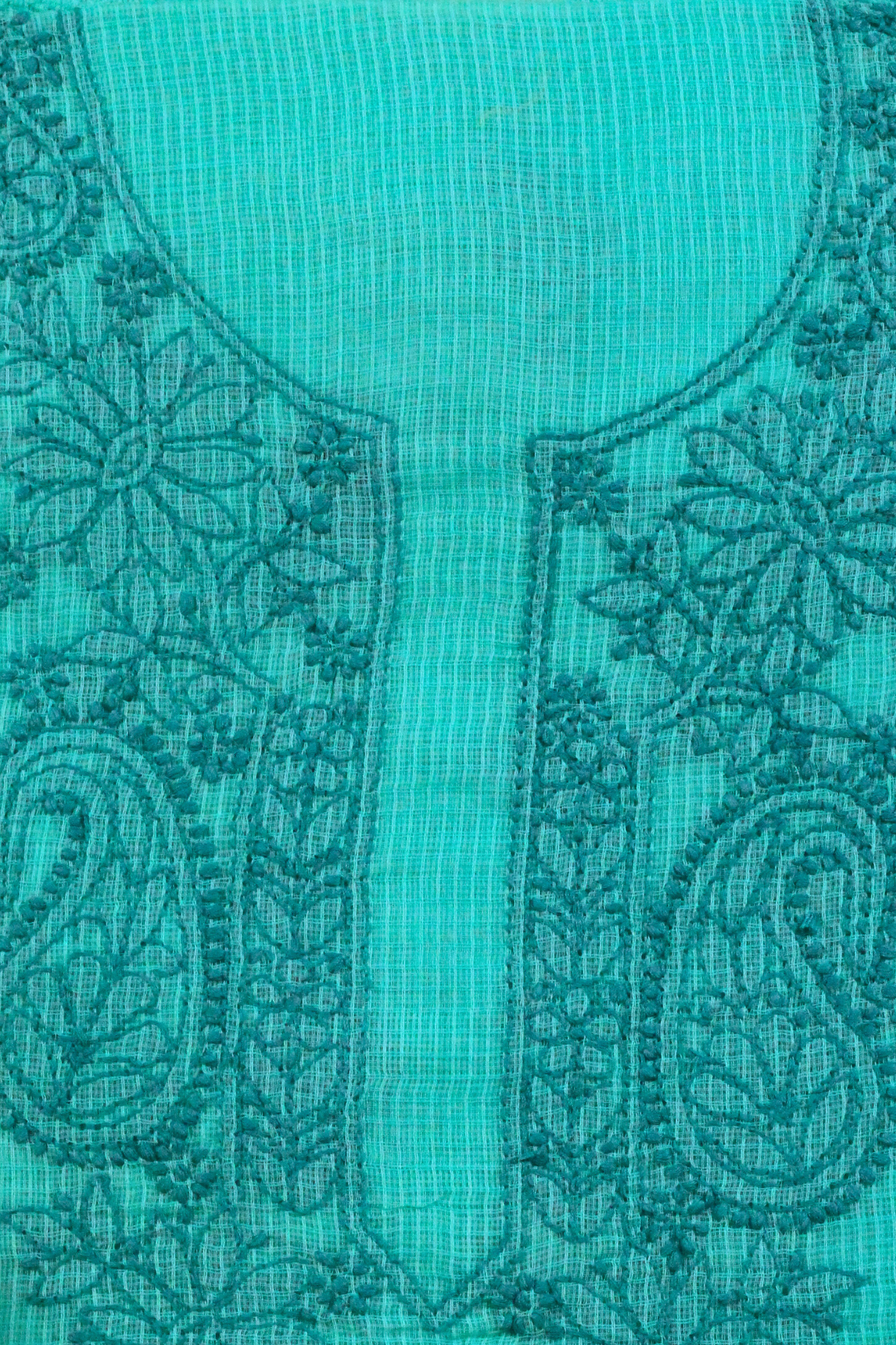 Chikankari Embroidered Kota Cotton Suit Set