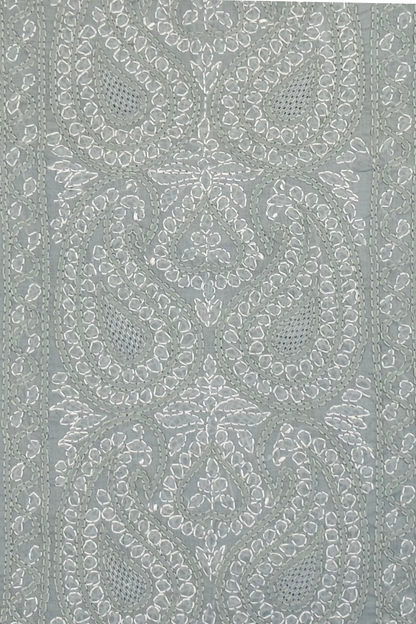 Cotton Chikankari Embroidered Suit Set