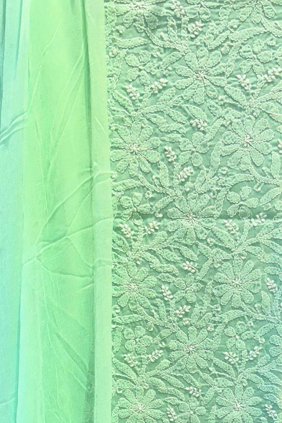 Handcrafted Chikankari Cotton Suit