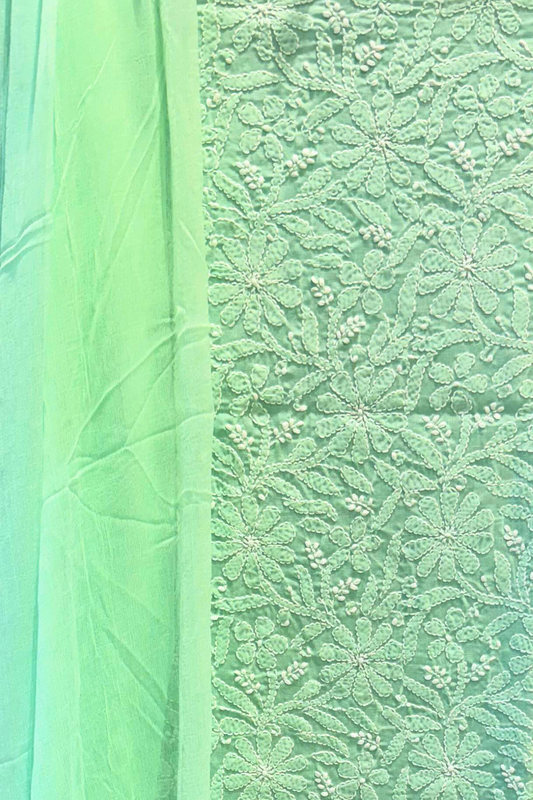 Handcrafted Chikankari Cotton Suit