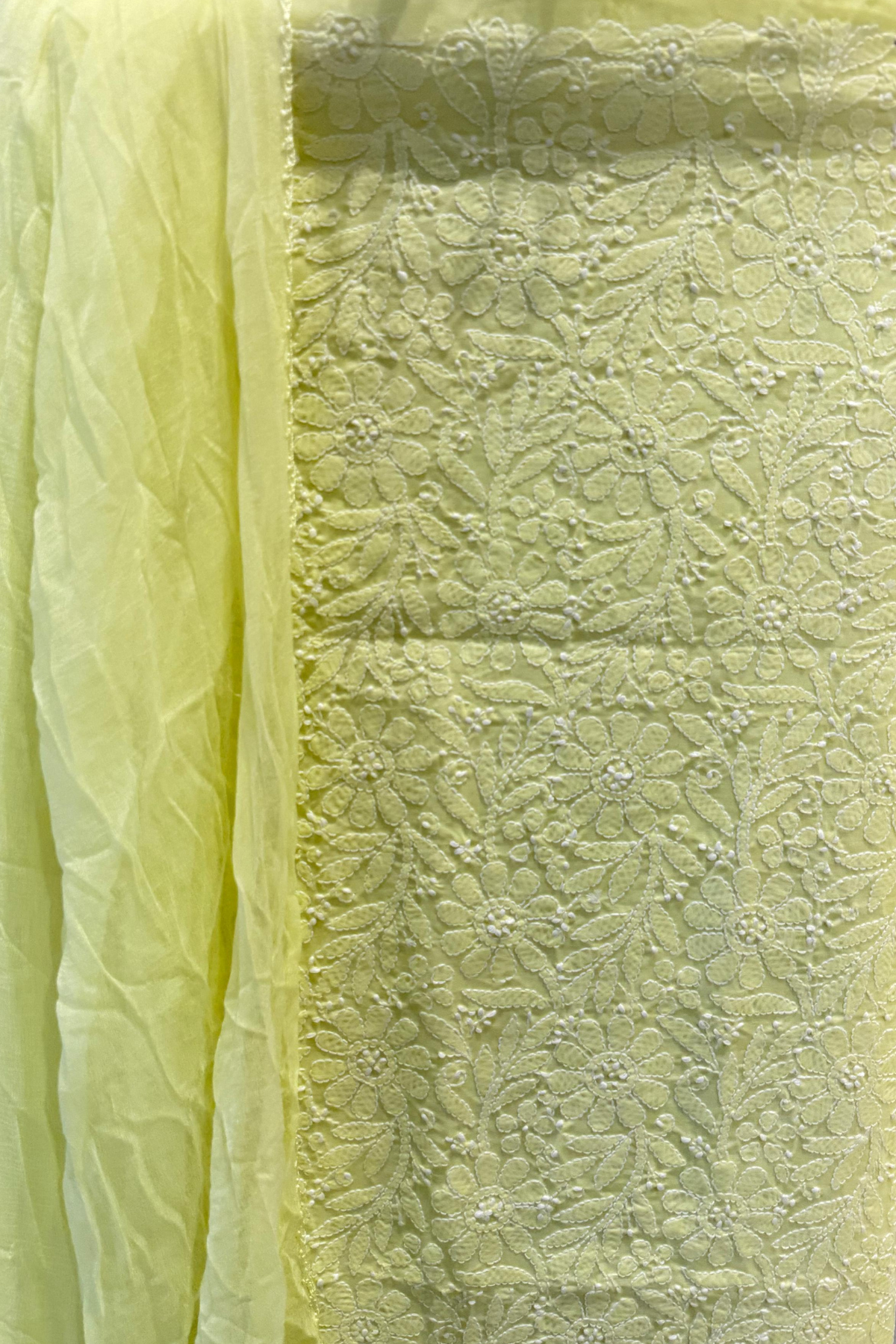 Handcrafted Chikankari Cotton Suit