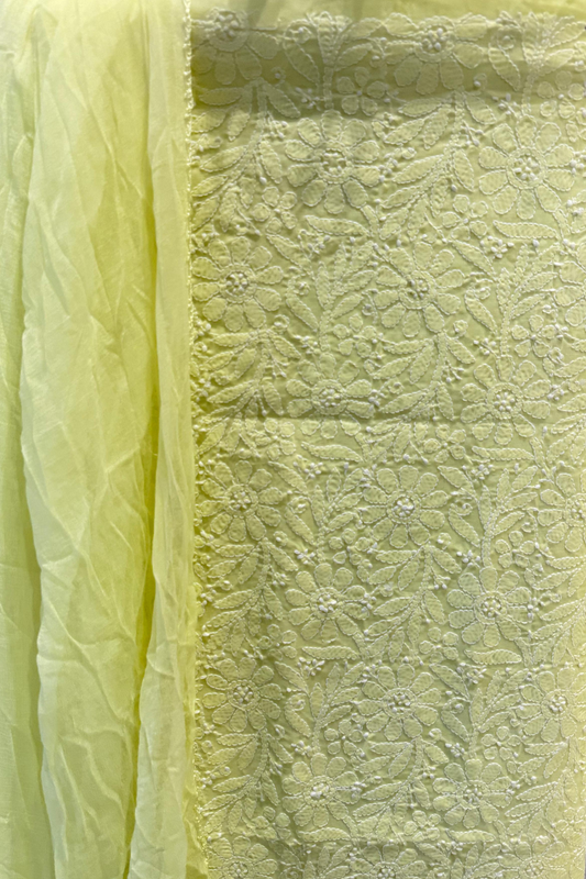Handcrafted Chikankari Cotton Suit