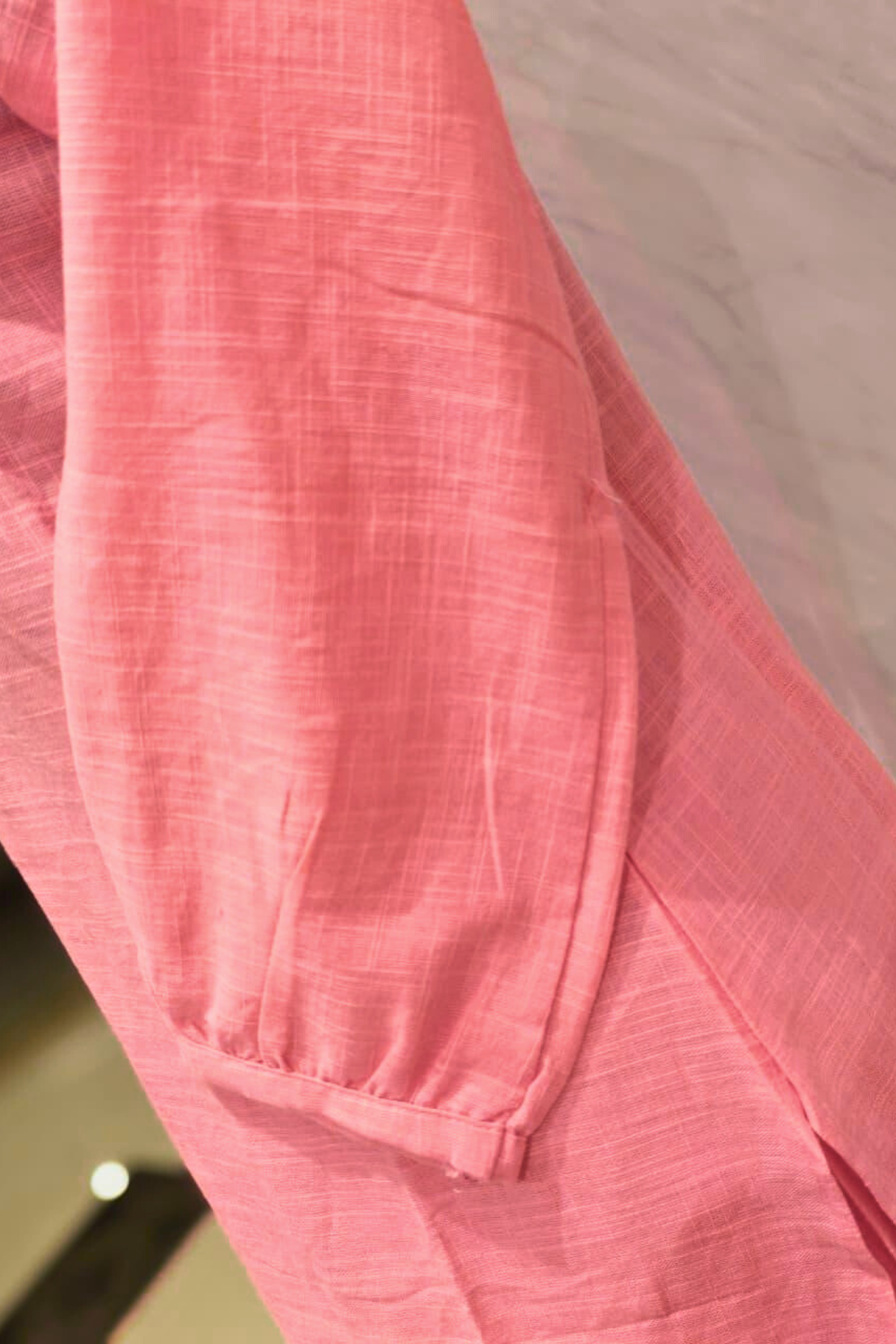 Pink Cotton Palazzo Set