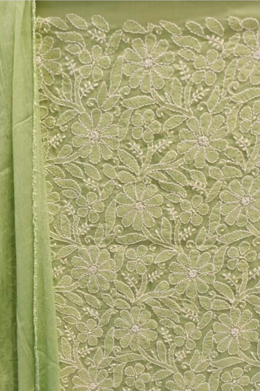 Handcrafted Chikankari Cotton Suit