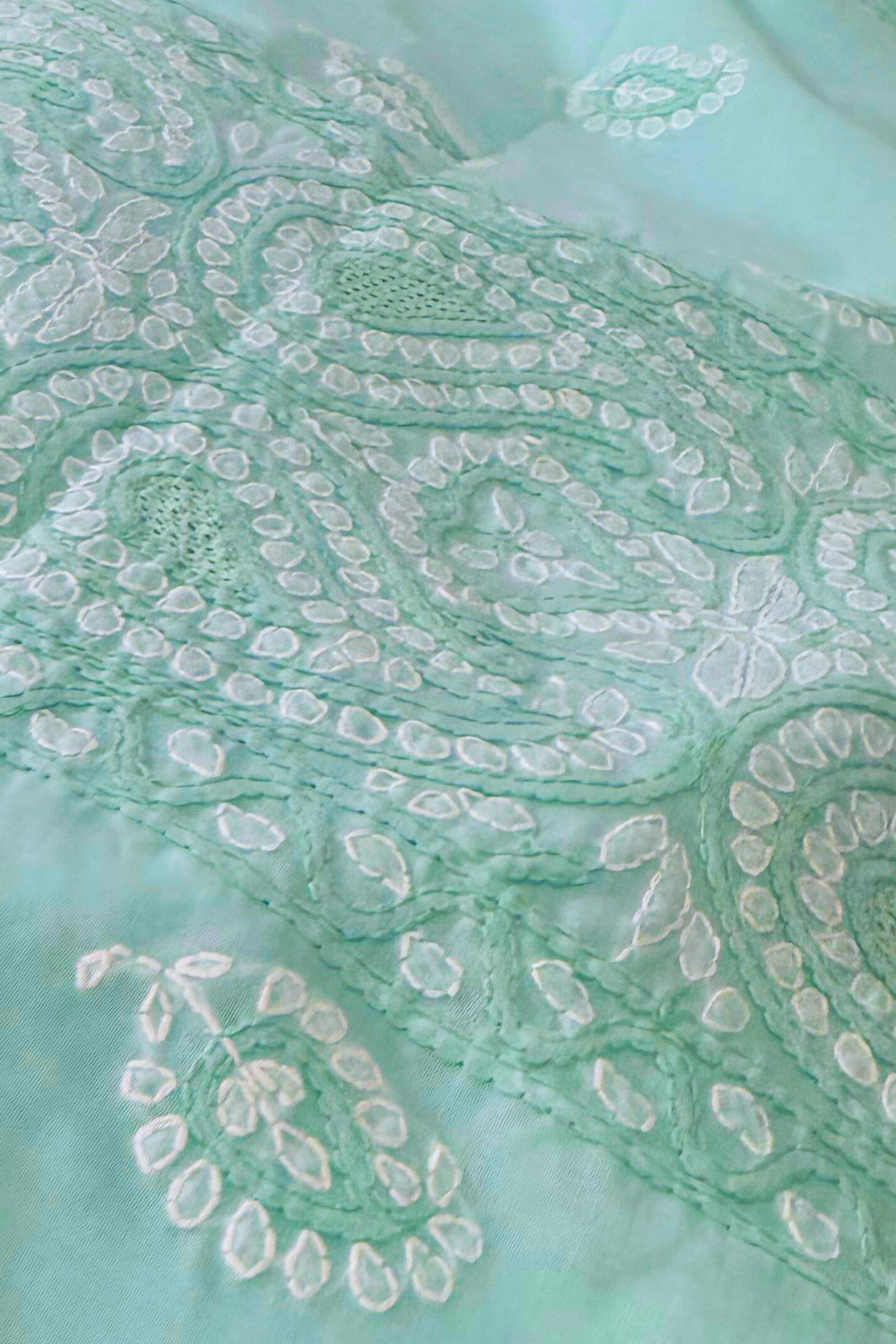 Cotton Chikankari Embroidered Suit Set