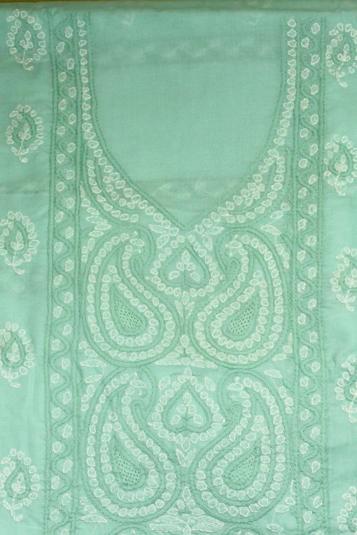 Cotton Chikankari Embroidered Suit Set