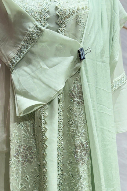 Mint Serenity Georgette Suit