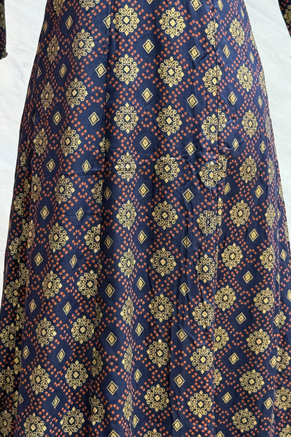 Regal Blue Kurti