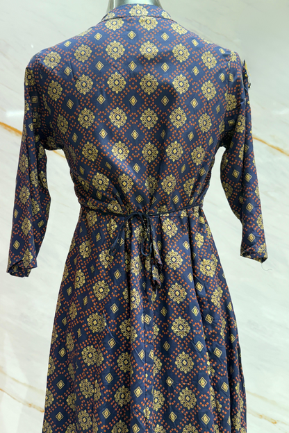 Regal Blue Kurti