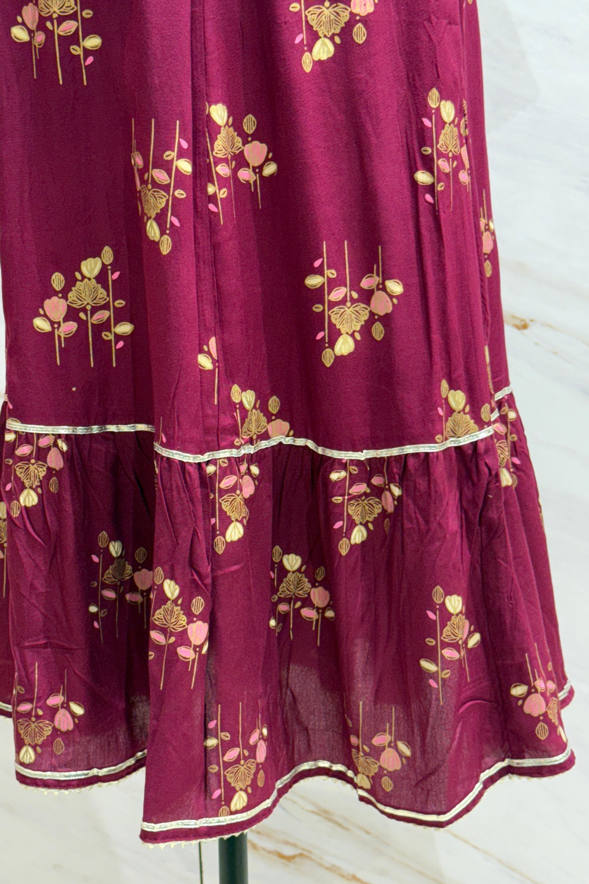 Royal Purple Anarkali Kurti