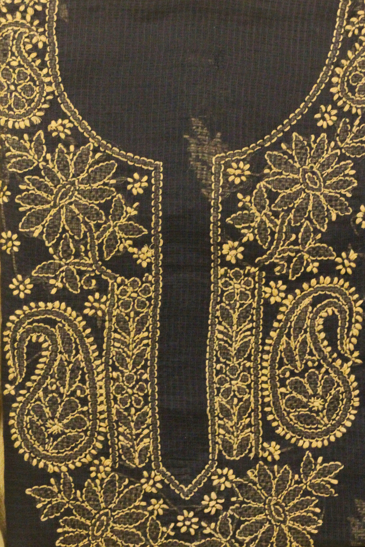 Chikankari Embroidered Kota Cotton Suit Set