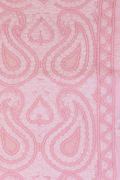Cotton Chikankari Embroidered Suit Set