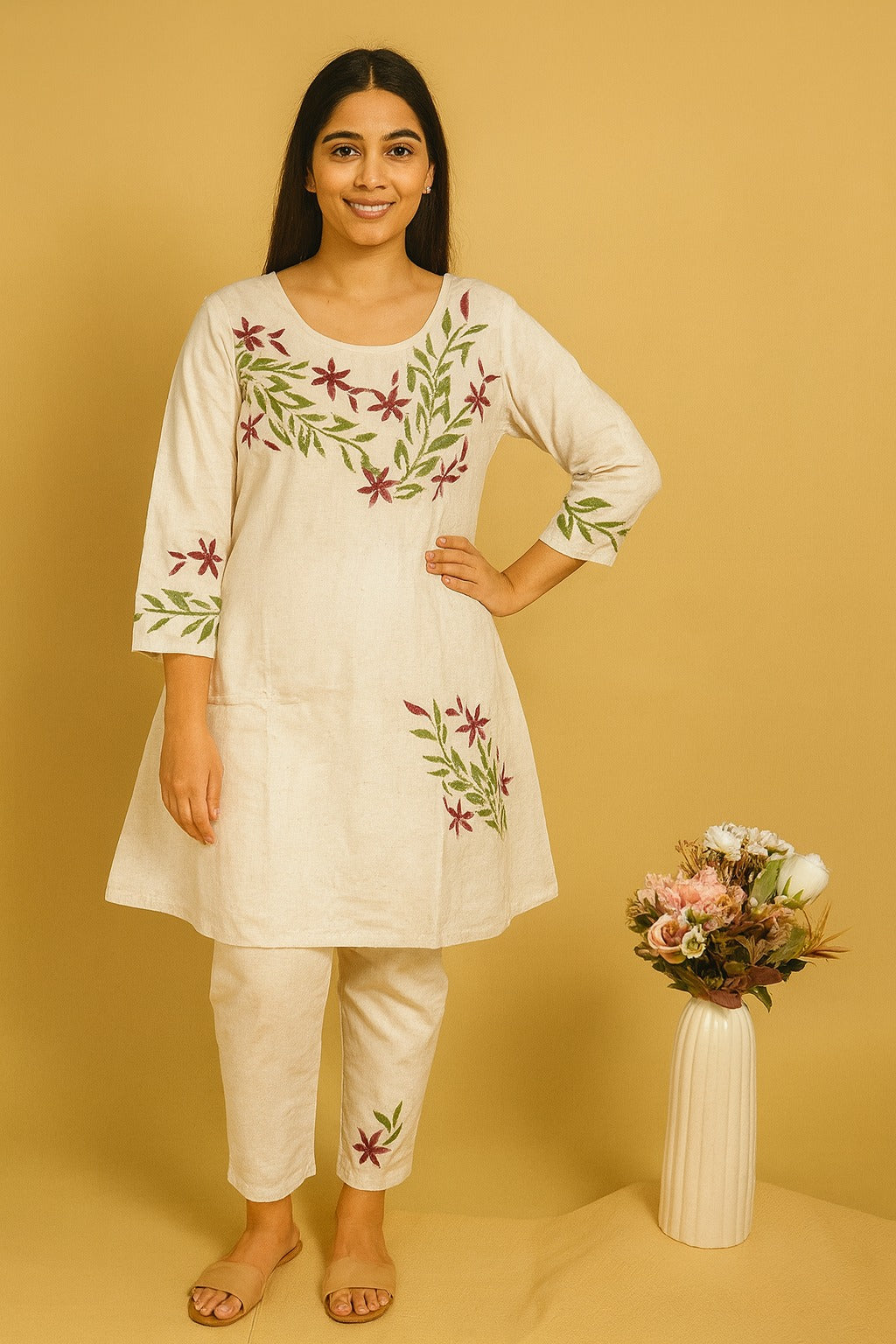 Elegant Floral Co-ord Set