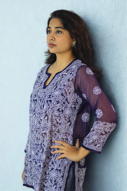 Summer Georgette Short Kurti