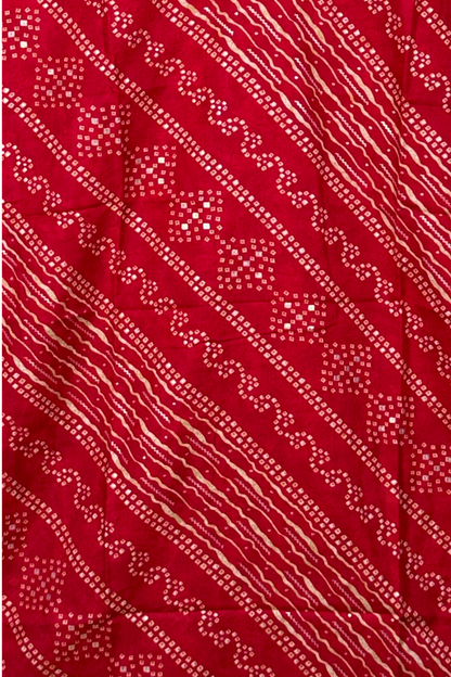 Red Bandhani Kurti