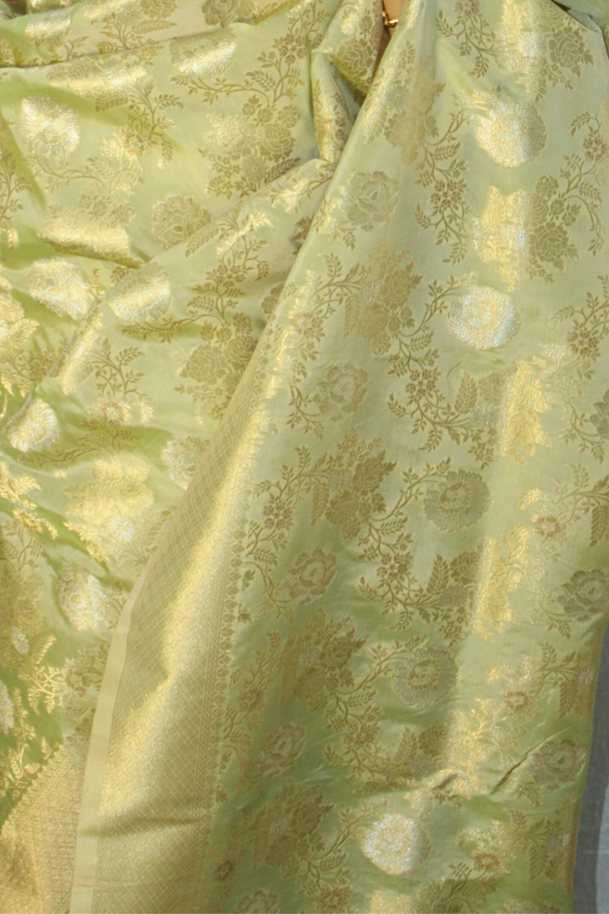 Garden Dreams Banarasi Silk Saree
