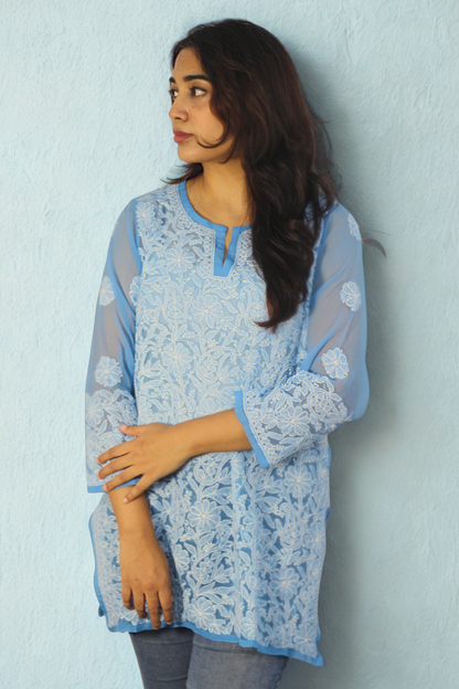 Summer Georgette Short Kurti