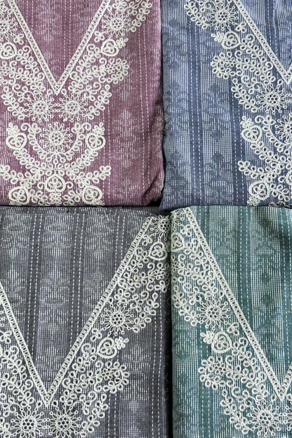 Cotton Linen Pastel Suit Set