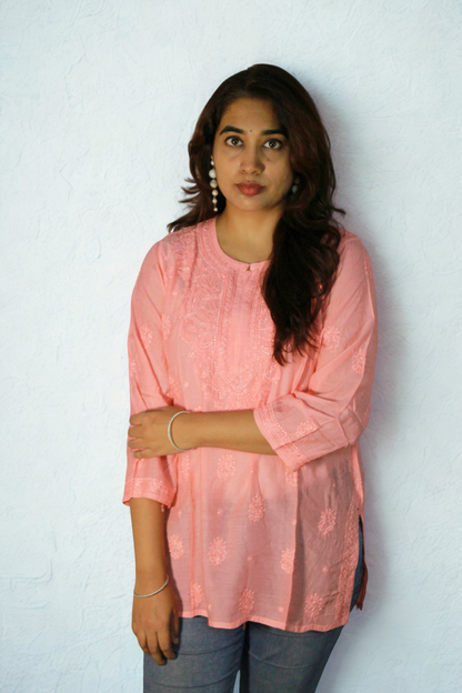 Summer Muslin Short Kurti