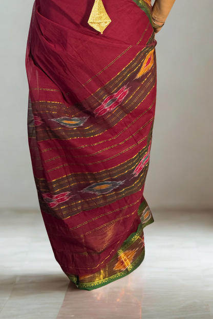 Cotton Patola Border Saree