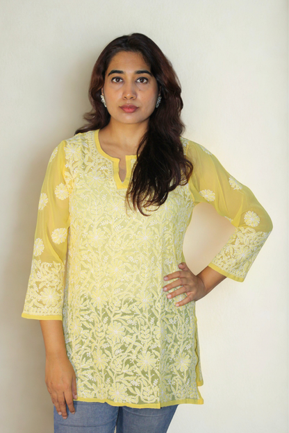 Summer Georgette Short Kurti