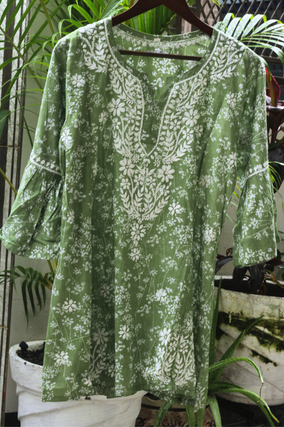 Botaniqa Chikan Short Kurti